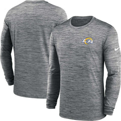 Los Angeles Rams Velocity Long Sleeve T-Shirt - Anthracite T-shirts