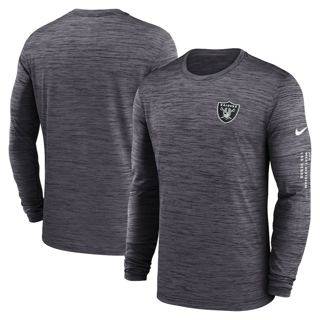 Las Vegas Raiders Velocity Long Sleeve T-Shirt - Black T-shirts
