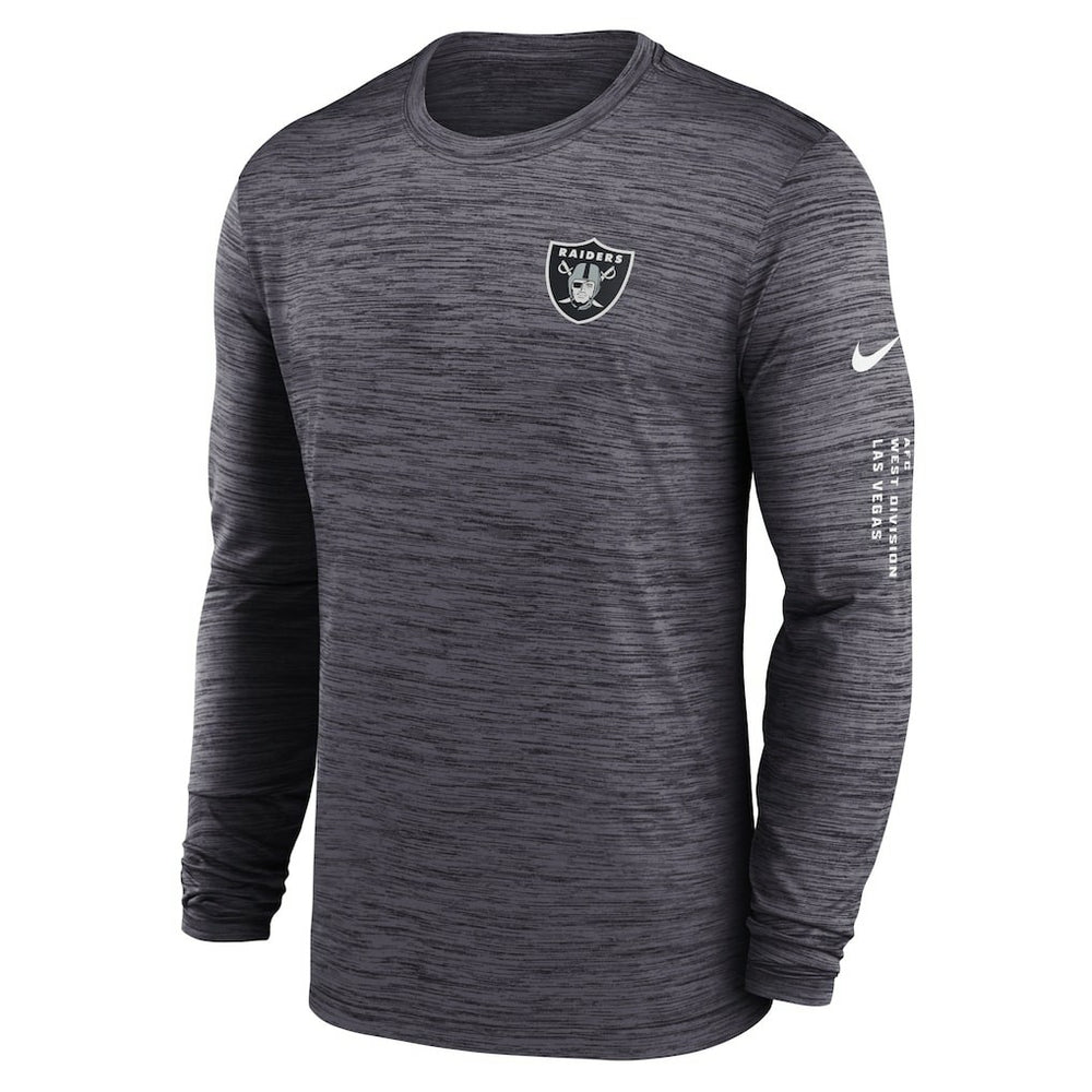 Las Vegas Raiders Velocity Long Sleeve T-Shirt - Black T-shirts