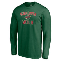 Minnesota Wild Victory Arch Long Sleeve T-Shirt - Green | US 5093587