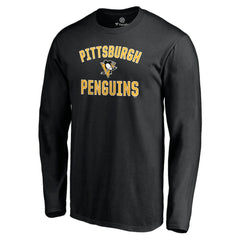 Pittsburgh Penguins Victory Arch Long Sleeve T-Shirt - Black | US 5093592
