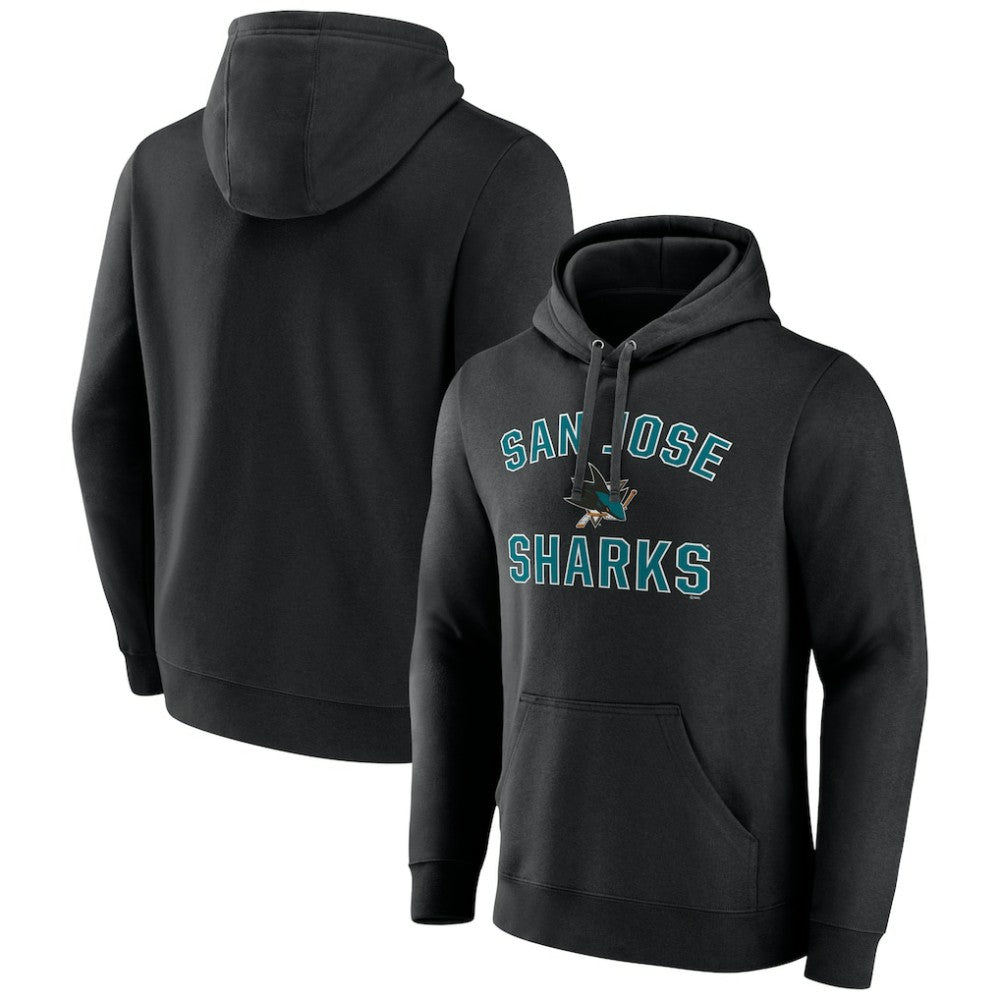 San Jose Sharks Victory Arch Pullover Hoodie - Black | US 5093609