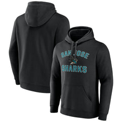 San Jose Sharks Victory Arch Pullover Hoodie - Black | US 5093609