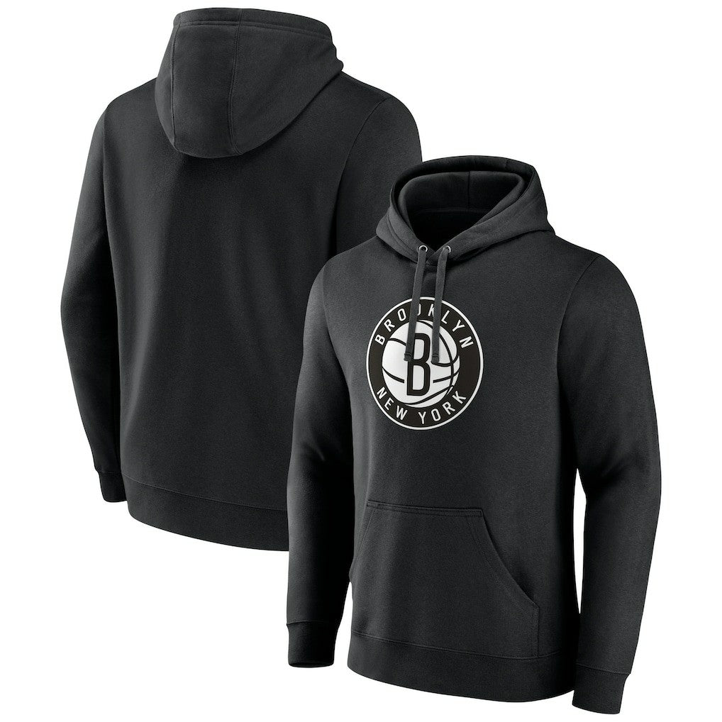 Brooklyn Nets Alternate Logo Pullover Hoodie Black