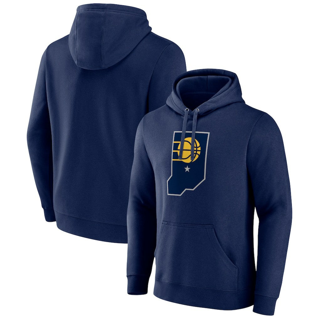 Indiana Pacers Alternate Logo Pullover Hoodie Navy outlet