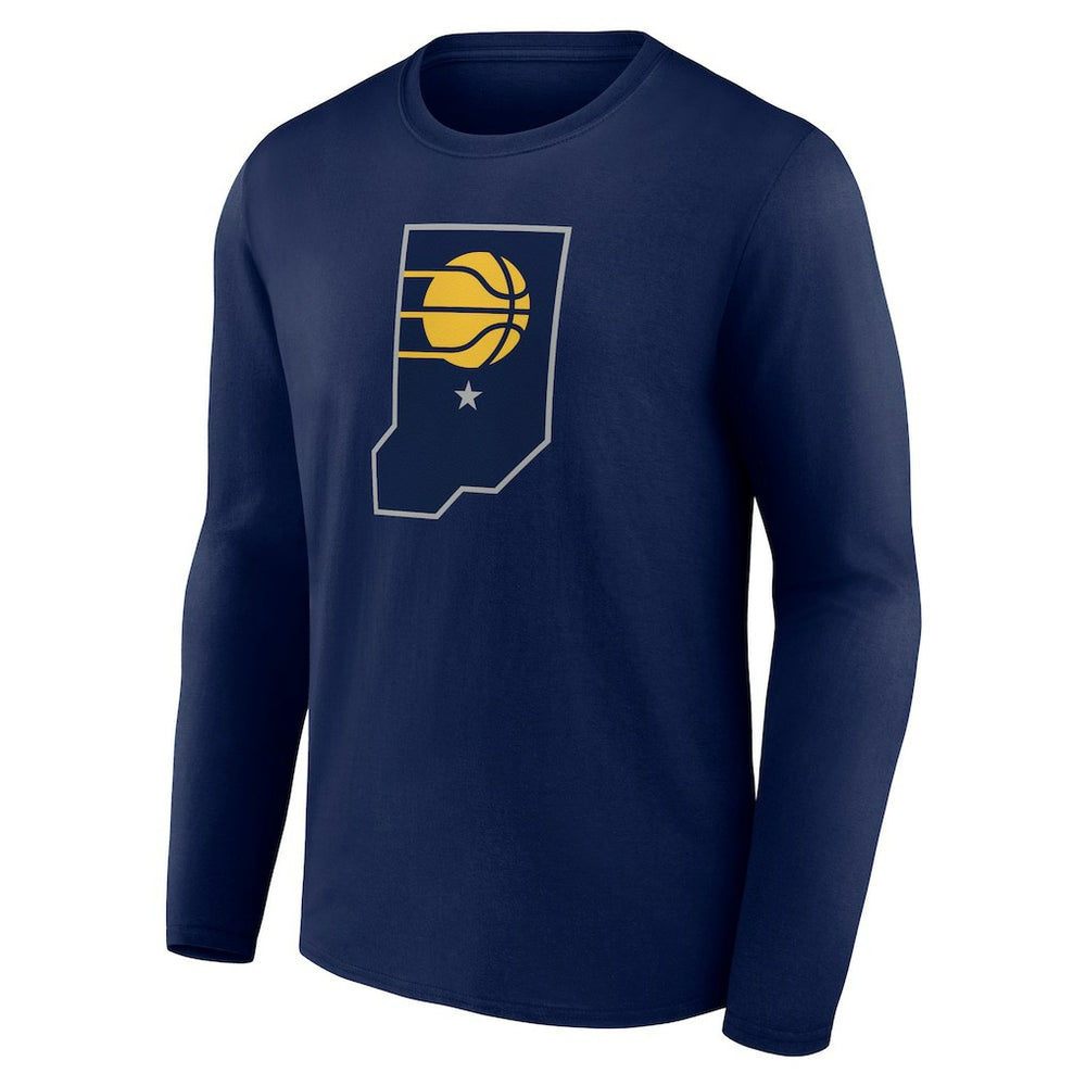 Indiana Pacers Alternate Logo Long Sleeve T-Shirt Navy