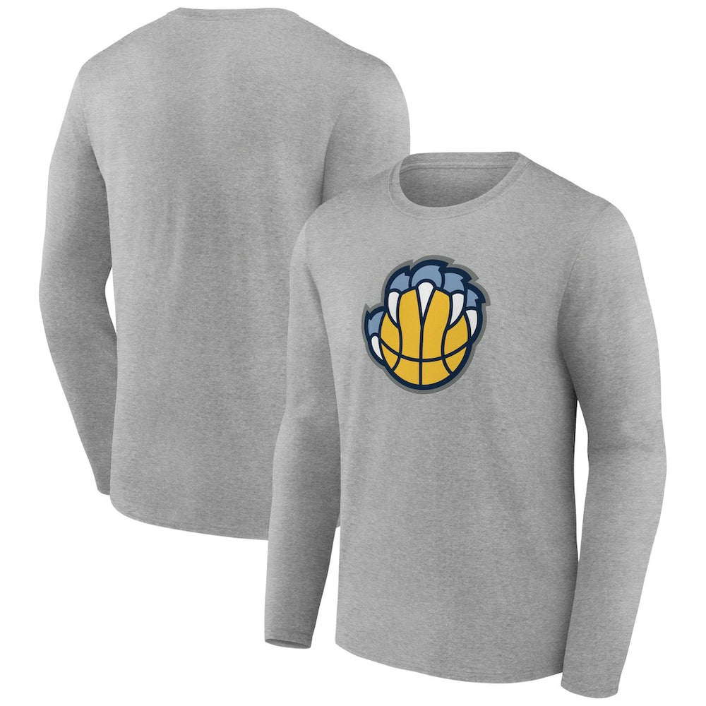 Memphis Grizzlies Alternate Logo Long Sleeve T-Shirt Gray