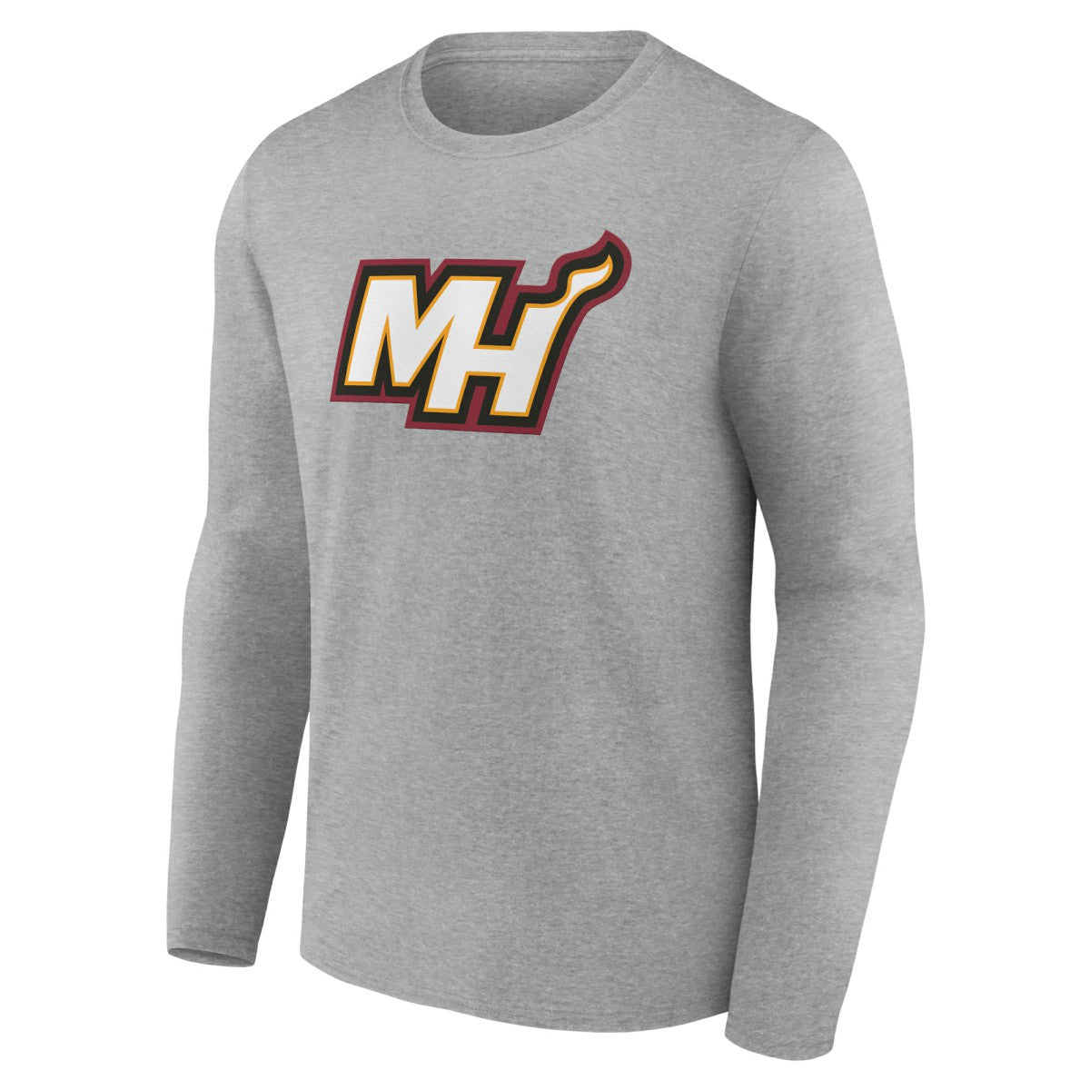 Miami Heat Alternate Logo Long Sleeve T-Shirt Gray outlet