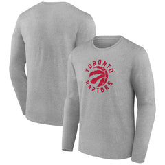 Toronto Raptors Alternate Logo Long Sleeve T-Shirt Gray
