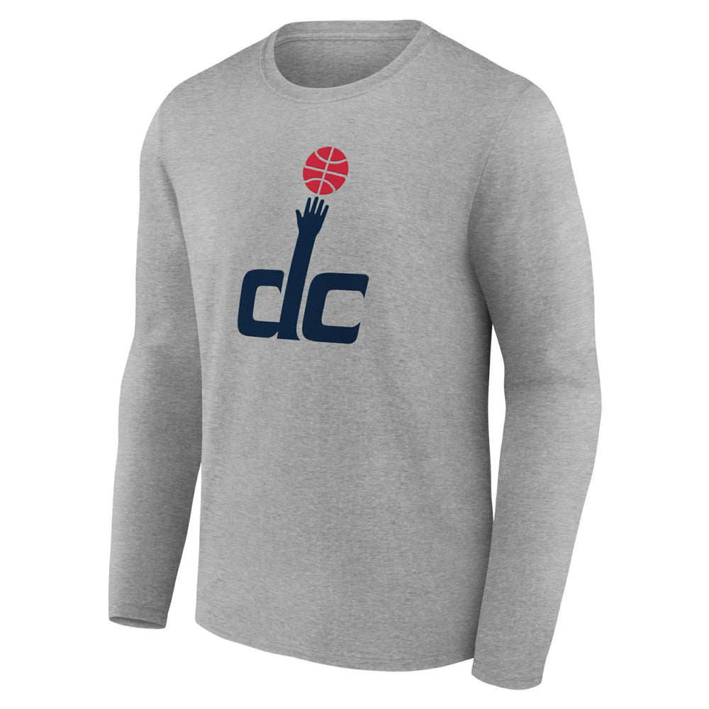 Washington Wizards Alternate Logo Long Sleeve T-Shirt Gray outlet