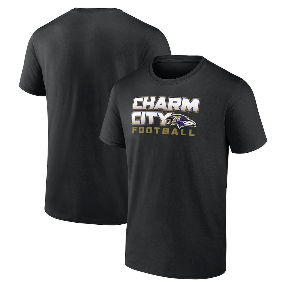 Baltimore Ravens Hometown Collection Sweep T-Shirt - Black T-shirts