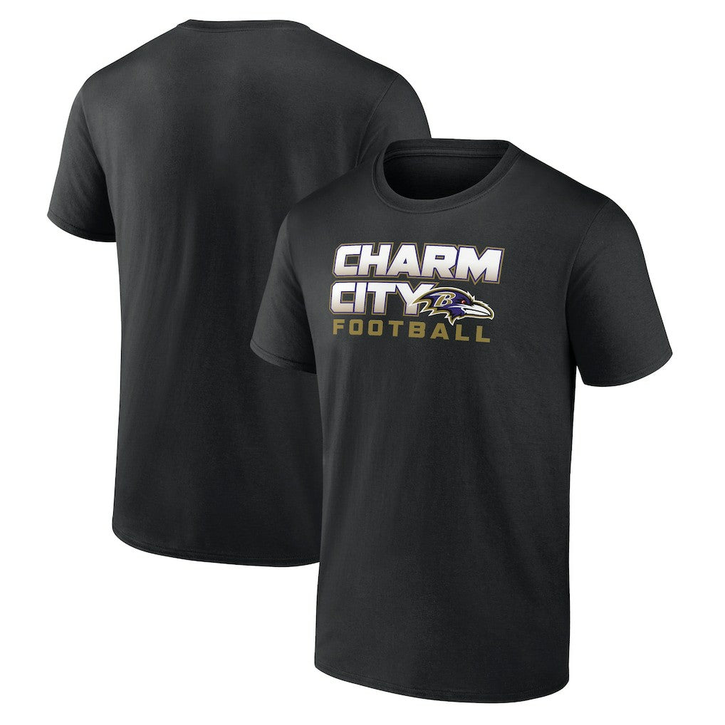 Baltimore Ravens Hometown Collection Sweep T-Shirt - Black T-shirts