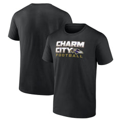 Baltimore Ravens Hometown Collection Sweep T-Shirt - Black T-shirts
