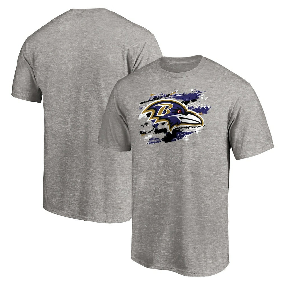 Baltimore Ravens True Color T-Shirt - Heather Gray T-shirts