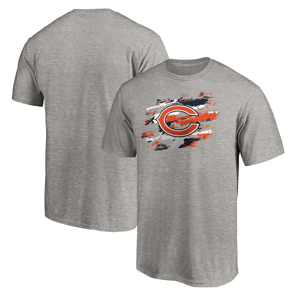 Chicago Bears True Color T-Shirt - Heather Gray T-shirts