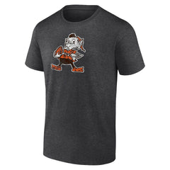 Cleveland Browns Brownie The Elf Throwback Logo T-shirt - Charcoal T-shirts