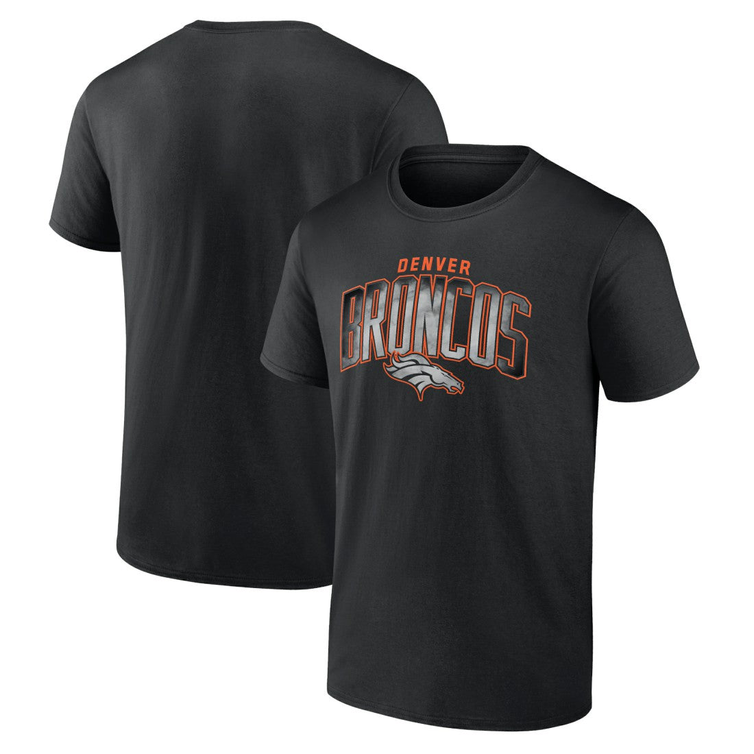 Denver Broncos Smoke Arch T-Shirt - Black T-shirts