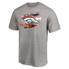 Denver Broncos True Color T-Shirt - Heather Gray T-shirts