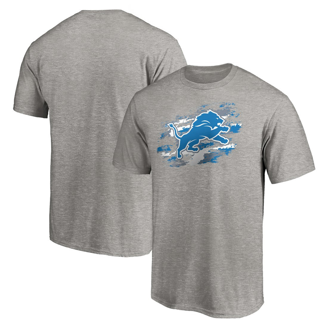 Detroit Lions True Color T-Shirt - Heather Gray T-shirts