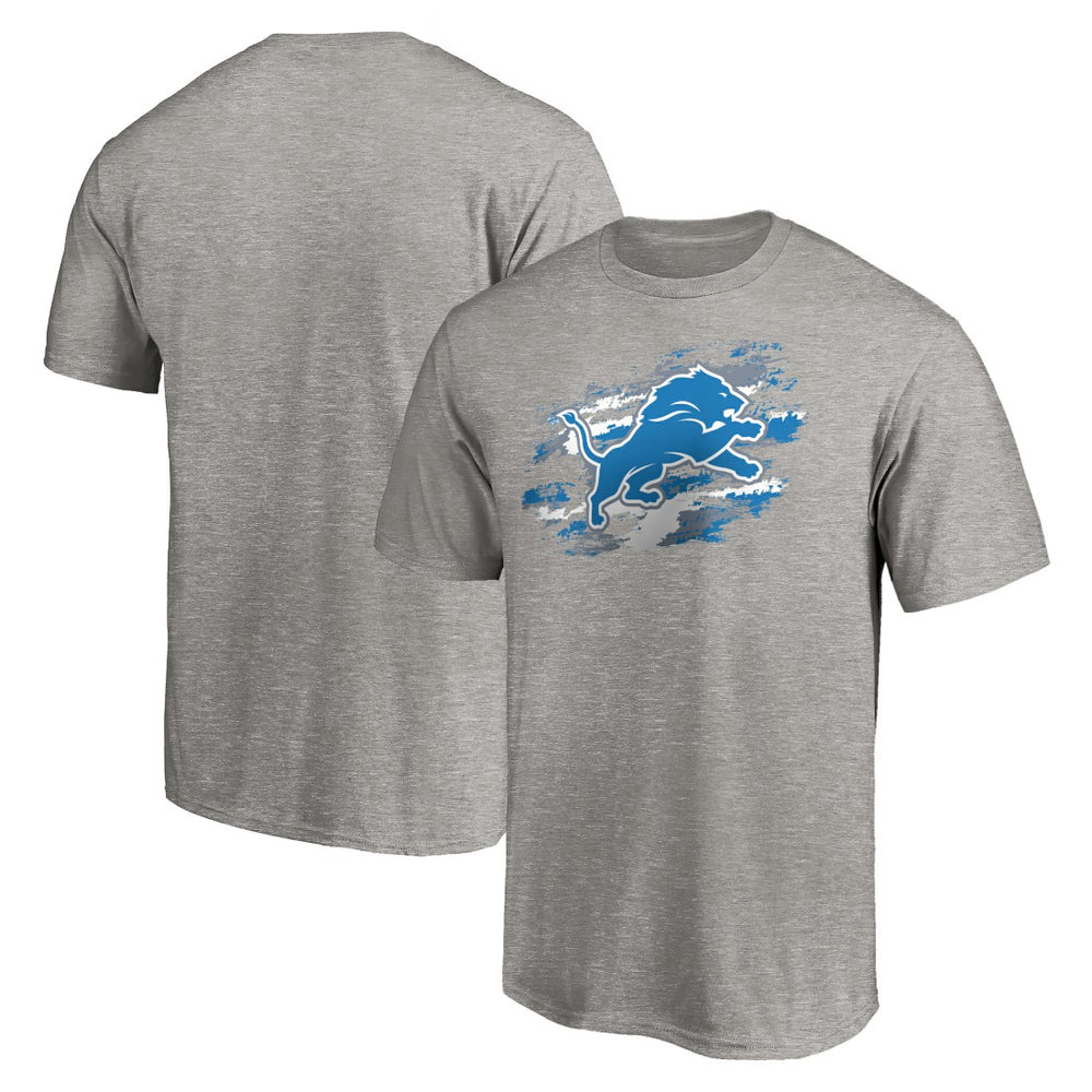 Detroit Lions True Color T-Shirt - Heather Gray T-shirts