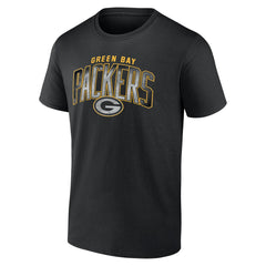 Green Bay Packers Smoke Arch T-Shirt - Black T-shirts