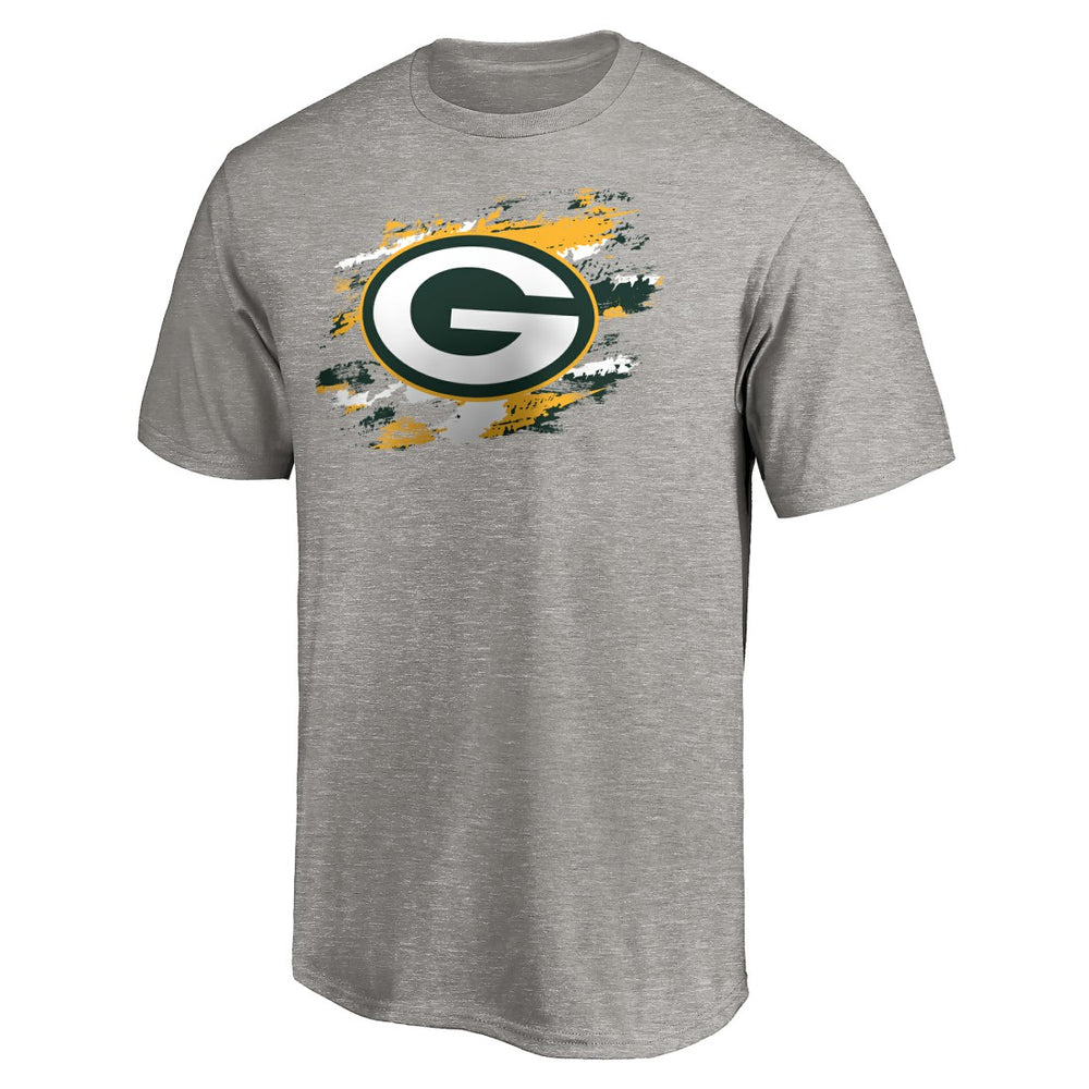 Green Bay Packers True Color T-Shirt - Heather Gray T-shirts