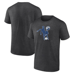 Indianapolis Colts Throwback Logo T-shirt - Charcoal T-shirts