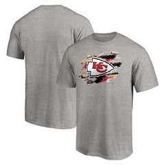 Kansas City Chiefs True Color T-Shirt - Heather Gray T-shirts