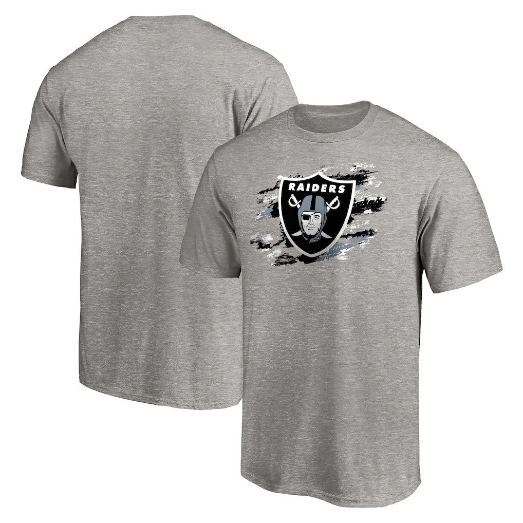 Las Vegas Raiders True Color T-Shirt - Heather Gray T-shirts