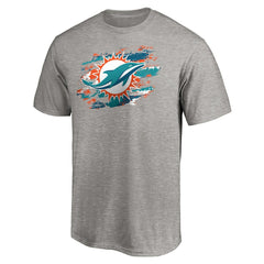 Miami Dolphins True Color T-Shirt - Heather Gray T-shirts