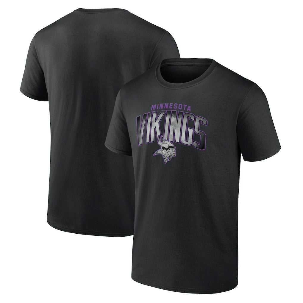 Minnesota Vikings Smoke Arch T-Shirt - Black T-shirts