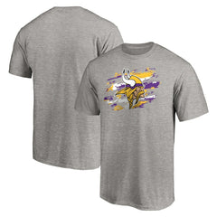 Minnesota Vikings True Color T-Shirt - Heather Gray T-shirts