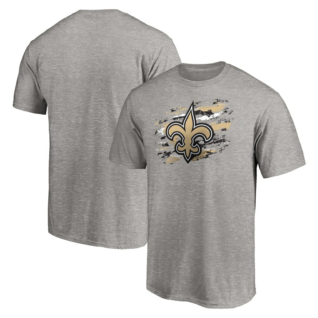 New Orleans Saints True Color T-Shirt - Heather Gray T-shirts