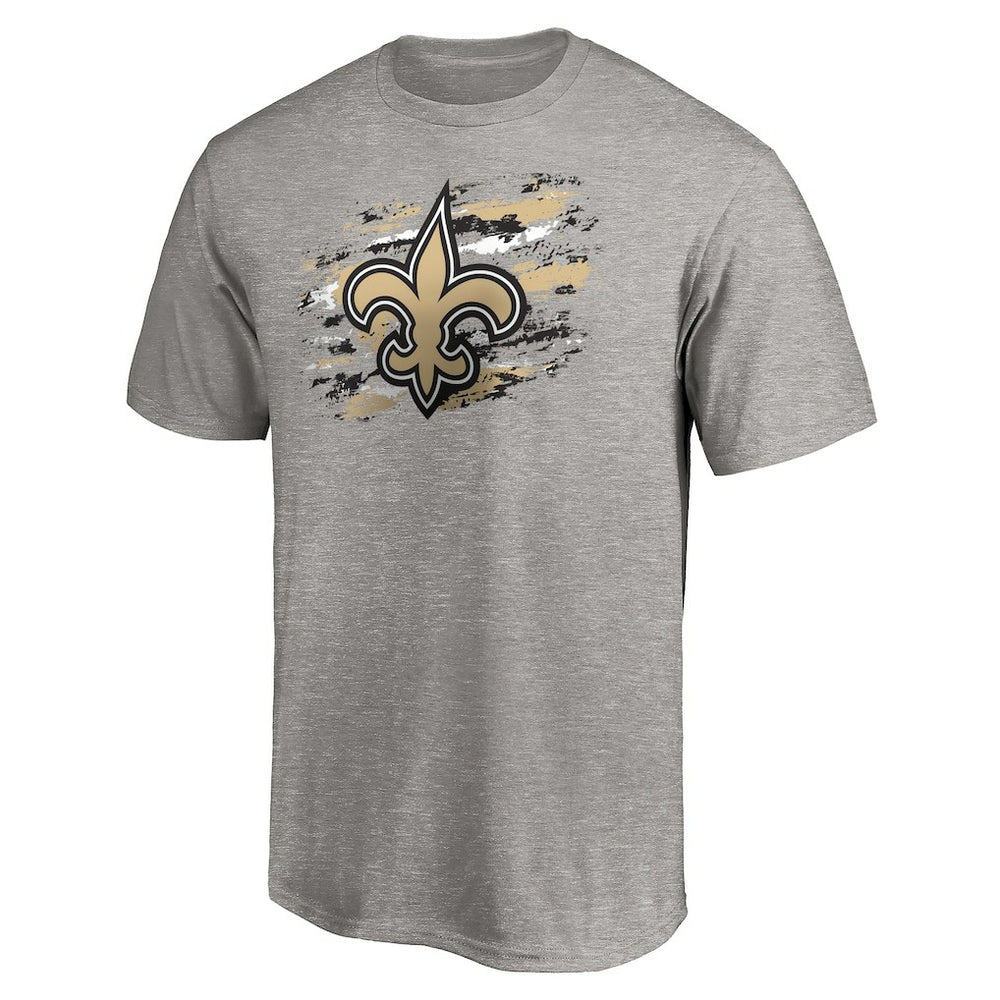New Orleans Saints True Color T-Shirt - Heather Gray T-shirts