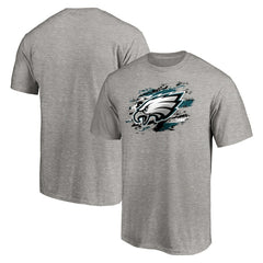 Philadelphia Eagles True Color T-Shirt - Heather Gray T-shirts