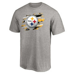 Pittsburgh Steelers True Color T-Shirt - Heather Gray T-shirts