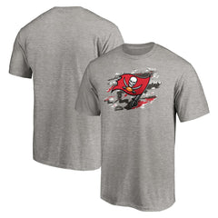 Tampa Bay Buccaneers True Color T-Shirt - Heather Gray T-shirts