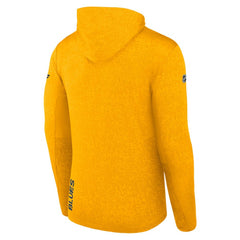 St. Louis Blues Fanatics Authentic Pro Pullover Hoodie - Gold | US 5100795