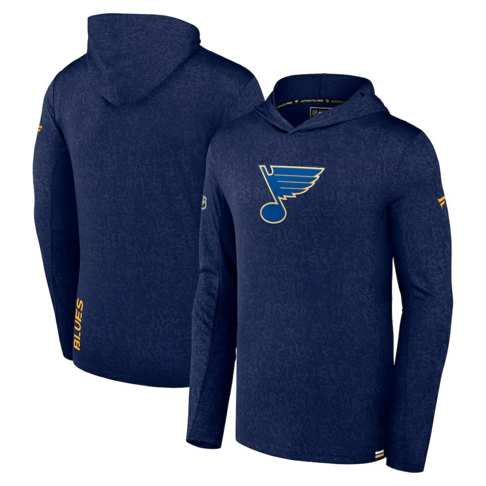 St. Louis Blues Fanatics Authentic Pro Lightweight Pullover Hoodie - Navy | US 5100824