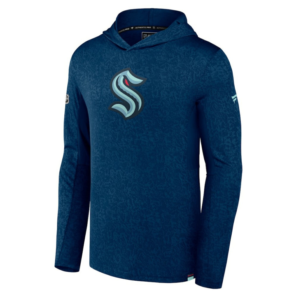 Seattle Kraken Fanatics Authentic Pro Lightweight Pullover Hoodie - Deep Sea Blue | US 5100832