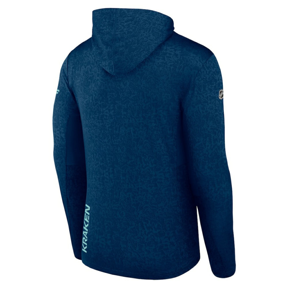 Seattle Kraken Fanatics Authentic Pro Lightweight Pullover Hoodie - Deep Sea Blue | US 5100832