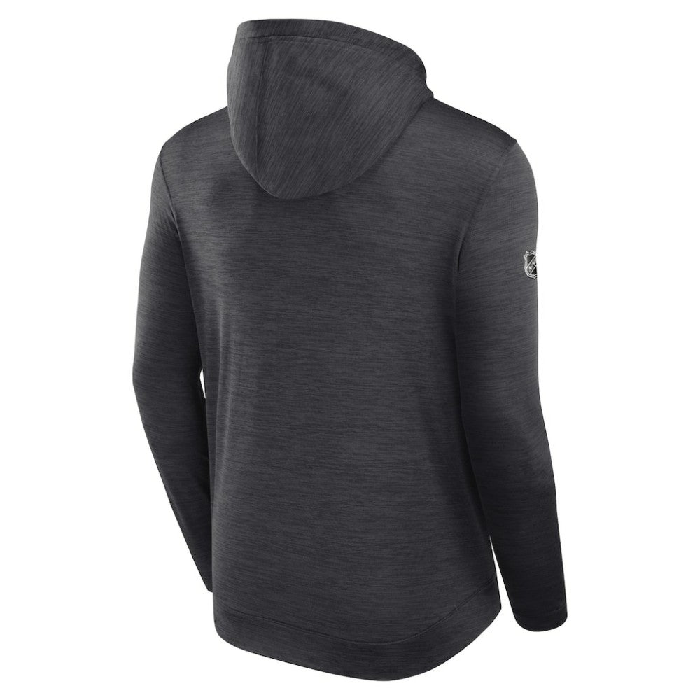 Pittsburgh Penguins Fanatics Authentic Pro Tech Pullover Hoodie - Heather Charcoal | US 5101370