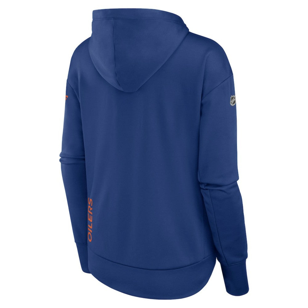 Edmonton Oilers Fanatics Women's Authentic Pro Scuba Full-Zip Hoodie - Royal | US 5101437