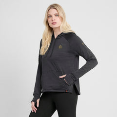 Ottawa Senators Fanatics Women's Authentic Pro Pullover Hoodie - Heather Charcoal | US 5102221