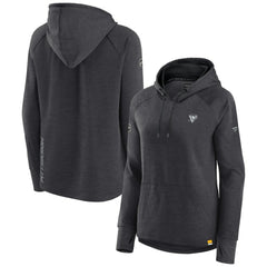 Pittsburgh Penguins Fanatics Women's Authentic Pro Pullover Hoodie - Heather Charcoal | US 5102226
