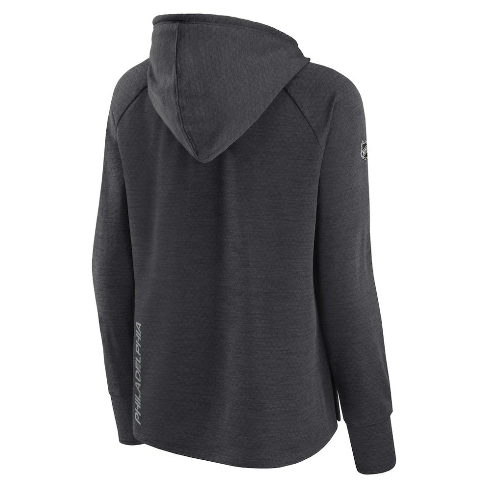 Philadelphia Flyers Fanatics Women's Authentic Pro Pullover Hoodie - Heather Charcoal | US 5102229