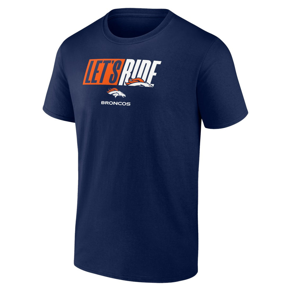 Denver Broncos Let's Ride T-Shirt - Navy T-shirts
