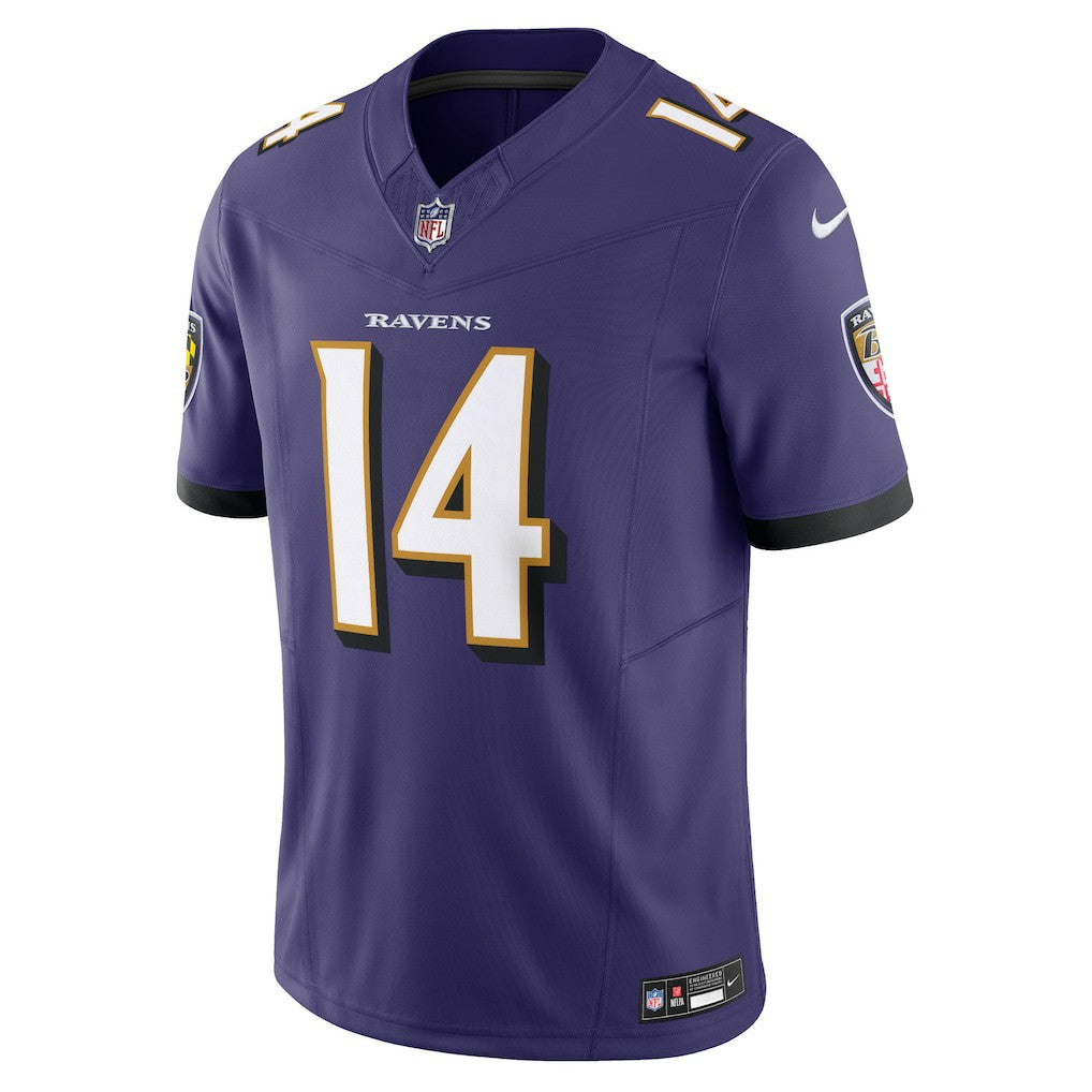 Kyle Hamilton Baltimore Ravens Vapor F.U.S.E. Limited Jersey - Purple Jerseys