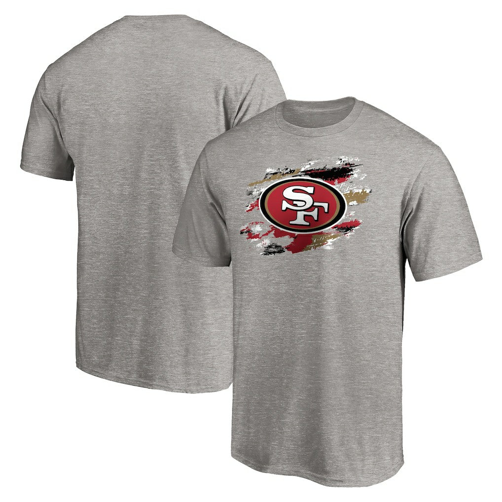 San Francisco 49ers True Color T-Shirt - Heather Gray T-shirts