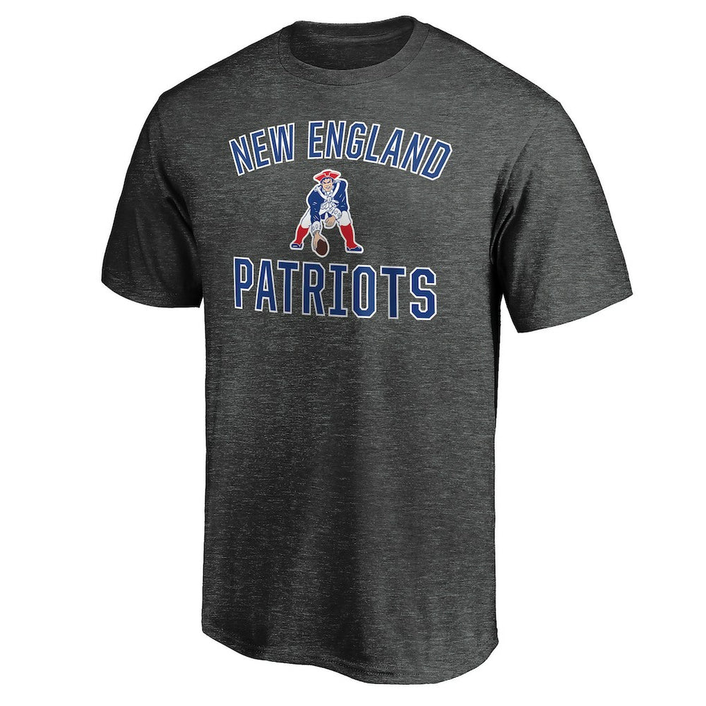 New England Patriots Victory Arch T-Shirt - Heather Charcoal T-shirts